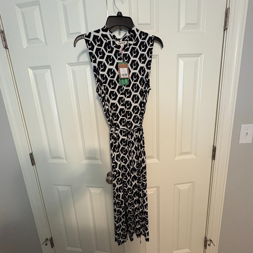 NWT Boden Geometric Pattern Jersey Dress, sz 10